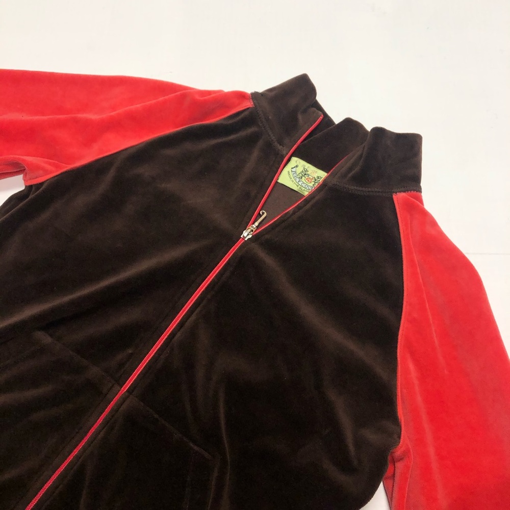 Juicy Couture Soft Fleece Zip Up Sweater